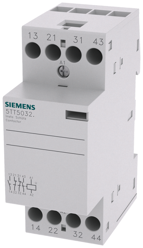 Contactor Din 4X 25A 230Vca 2N