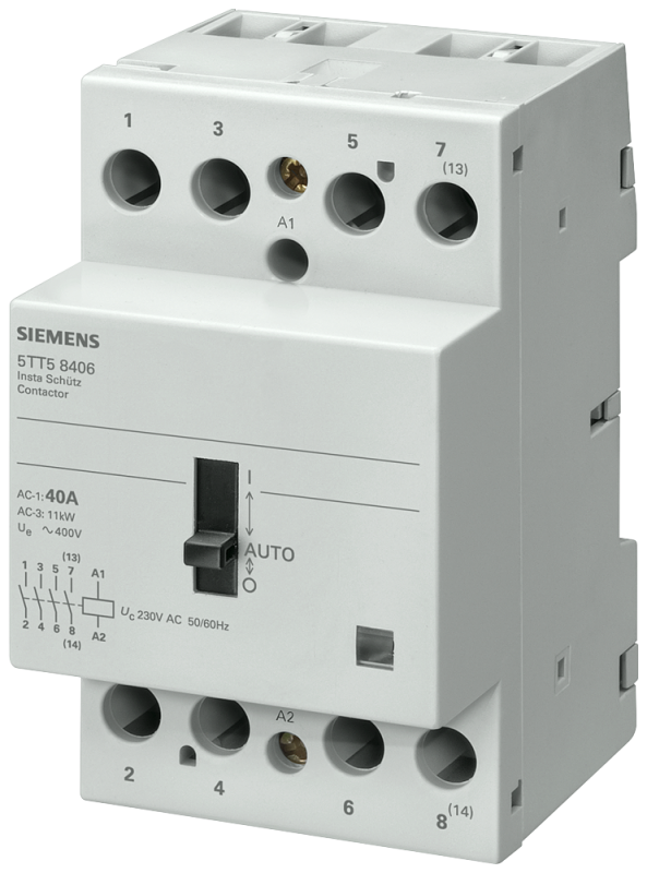 Contactor Din 4X 63A 230Vca 4N