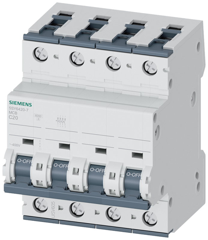 Termomagnetica Din 4X 20A   6K