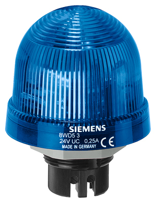 Baliza Ind C/Lamp Azul 230Vca