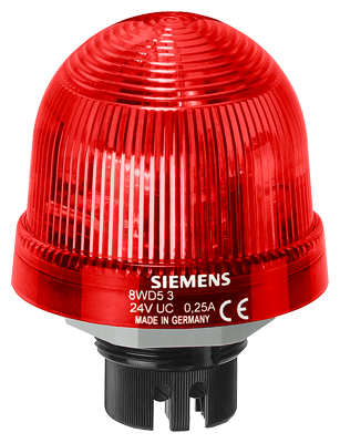 Baliza Ind C/Led Rojo 24Vca/Cc