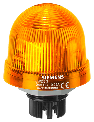 Baliza Ind C/Led Amar 24Vca/Cc