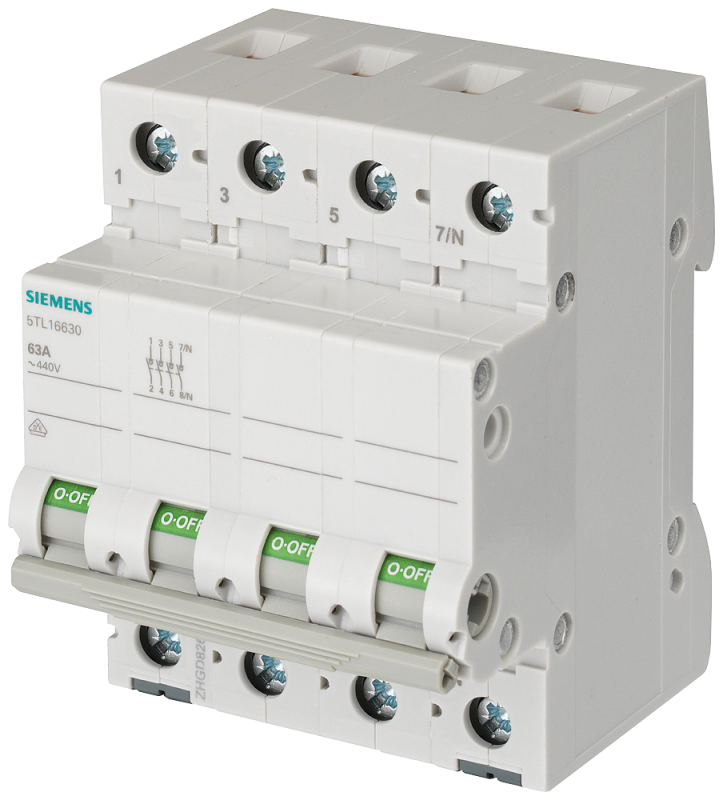 Desconector 63 A 3P+T