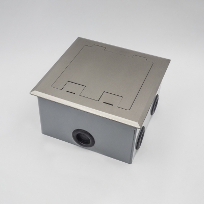 Caja Embutir Piso Acero 8Mod