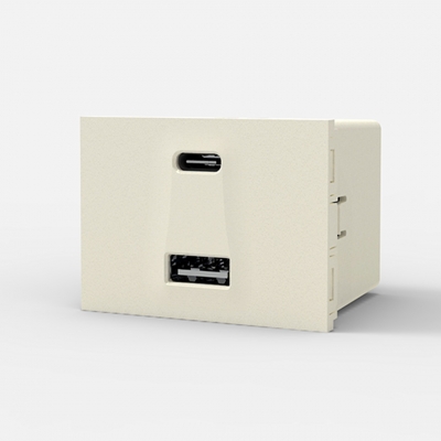 Cargador Usb Doble A/C Bco 5A