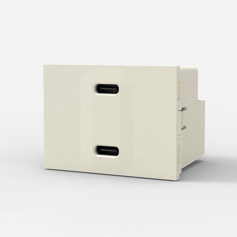 Cargador Usb Doble C+C Bco