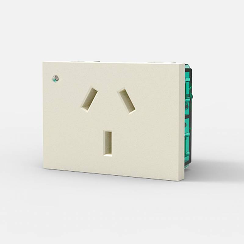 Mod.toma C/P Tierra C/Led Bco