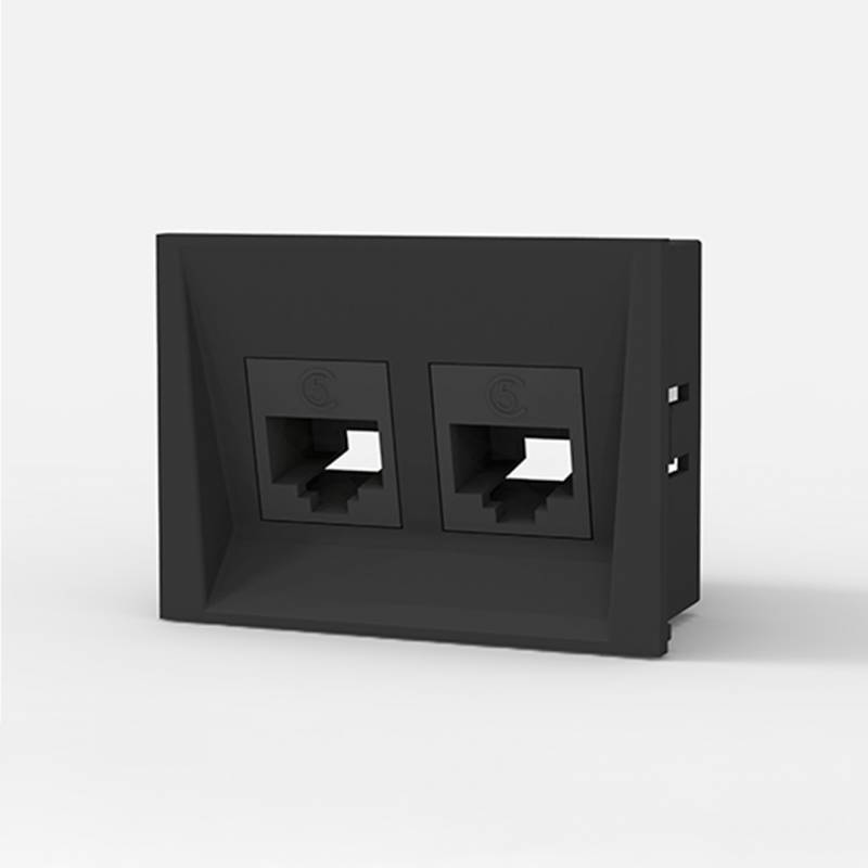 Mod 2 Tomas Rj45 Cat6 Gris