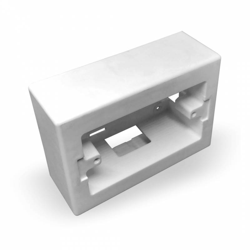 Caja Ext P/Cable Canal Bco