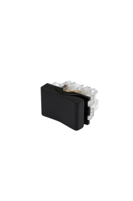 Interruptor 1 Modulo Negro