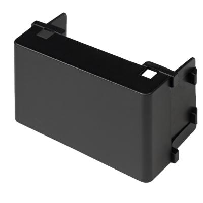 Tapon Ciego 1 Modulo Negro