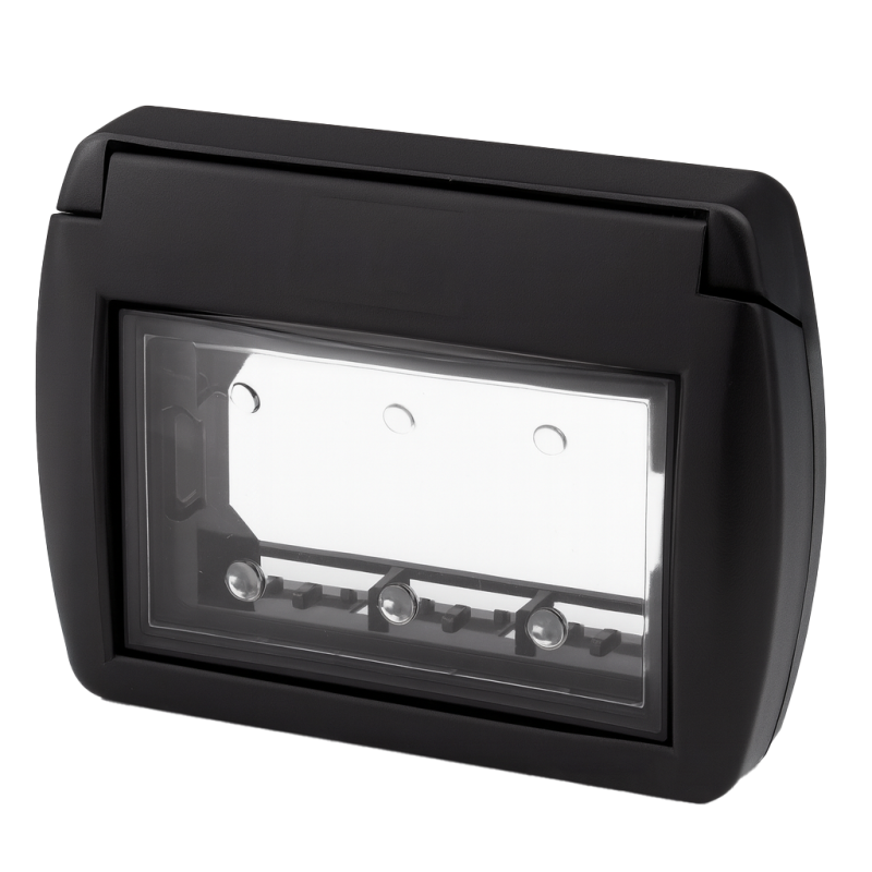 Tapa C/ Membrana Ext 3M Negro