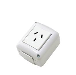 Toma 20 Amp 2 Mod Blanco