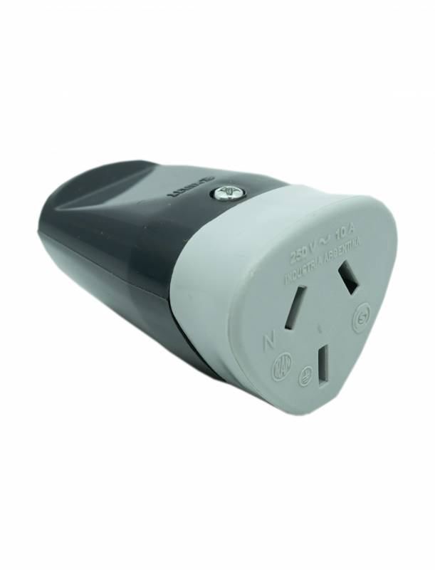 Ficha Hembra Axial Gris