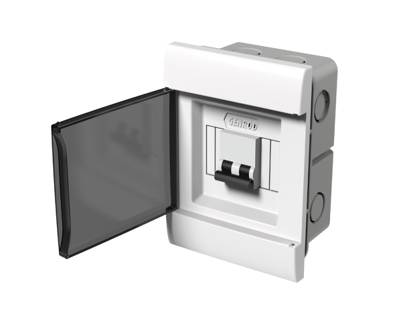 Caja Emb 4 Mod Din C/T Fume Bc