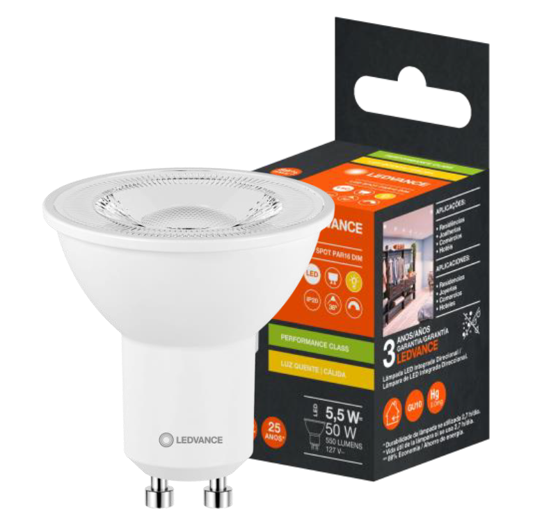 Dicro Par16 Dim 5,5W Gu10 Lc