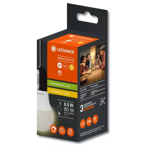 Lamp A60 Dim  8.5W E27 Calida