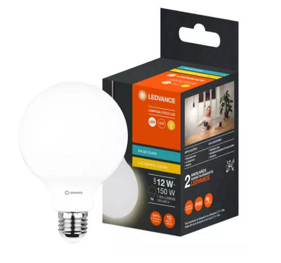 Globo 12W E27 Calida