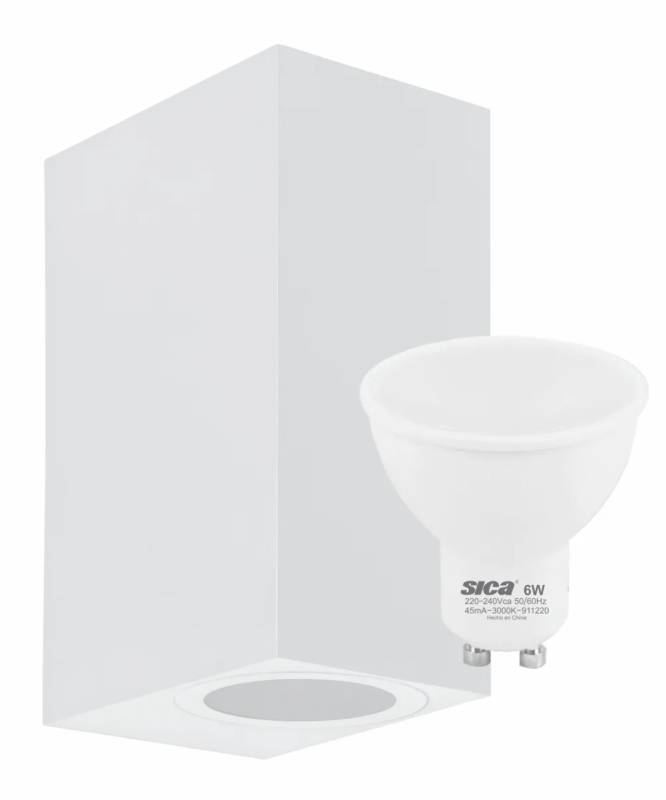 Lum Cuad Bidirec 12W Lc Bco