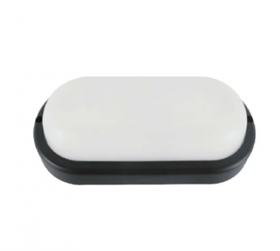 Tortuga Led Oval Negra 8W Ld