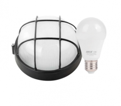 Tortuga Red Ngr C/Lamp 13W Ld