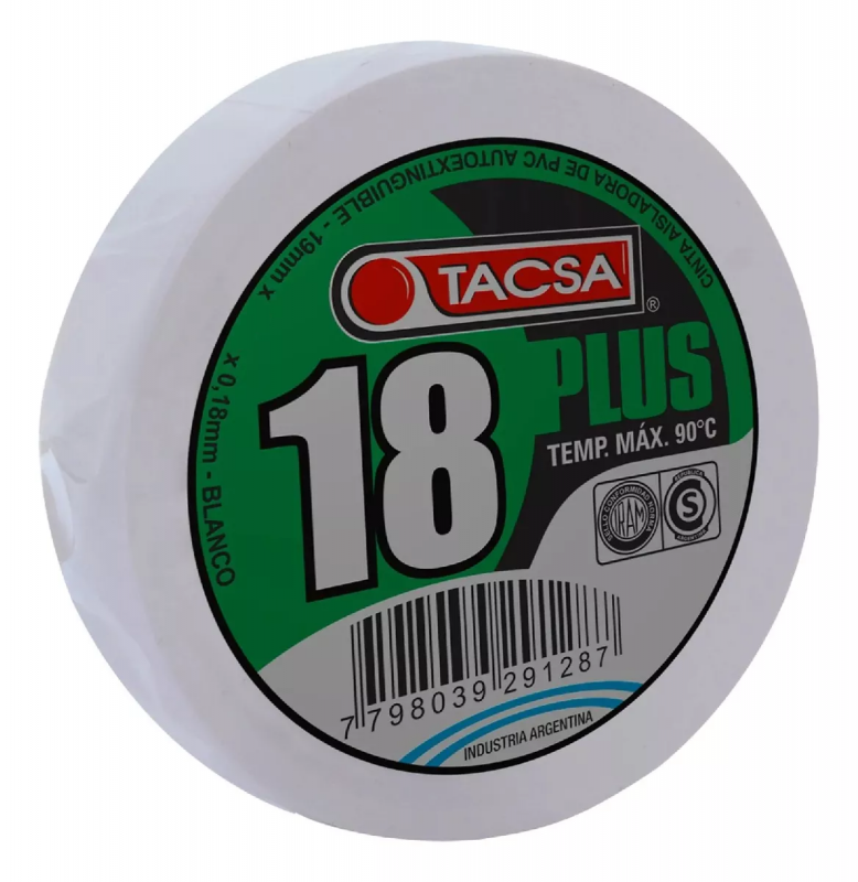 Cinta 18 Plus X10Mts Bca Tacsa