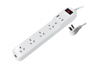 Prolongador 4 Tomas Usb +Usb C