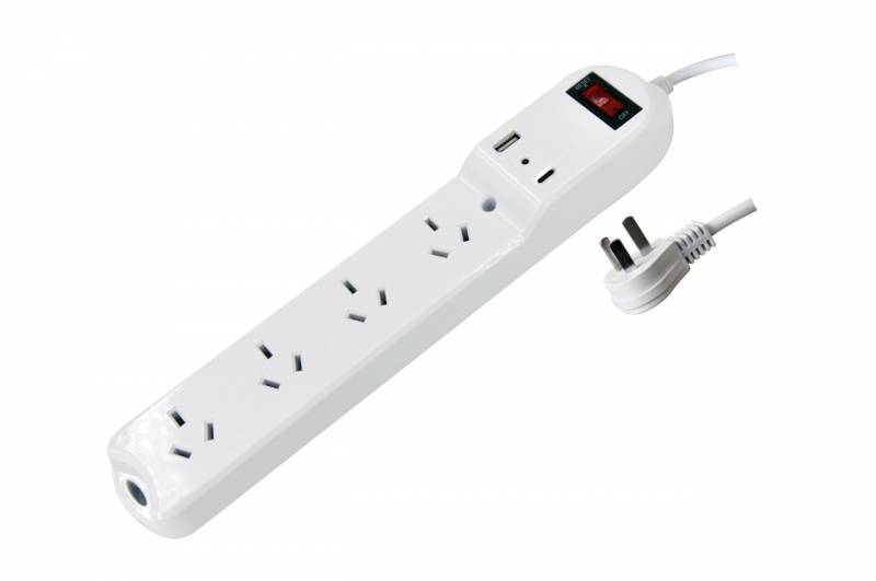Prolongador 4 Tomas Usb +Usb C