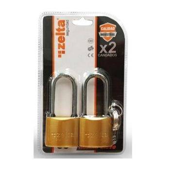 Candado Doble Alto 50Mm Bronce