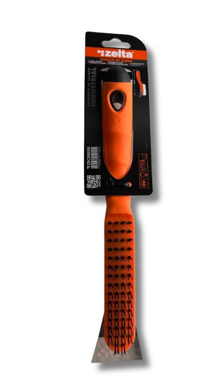 Cepillo Acero C/Raspador 10,5